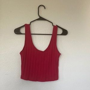 Forever 21 Red Crop Top